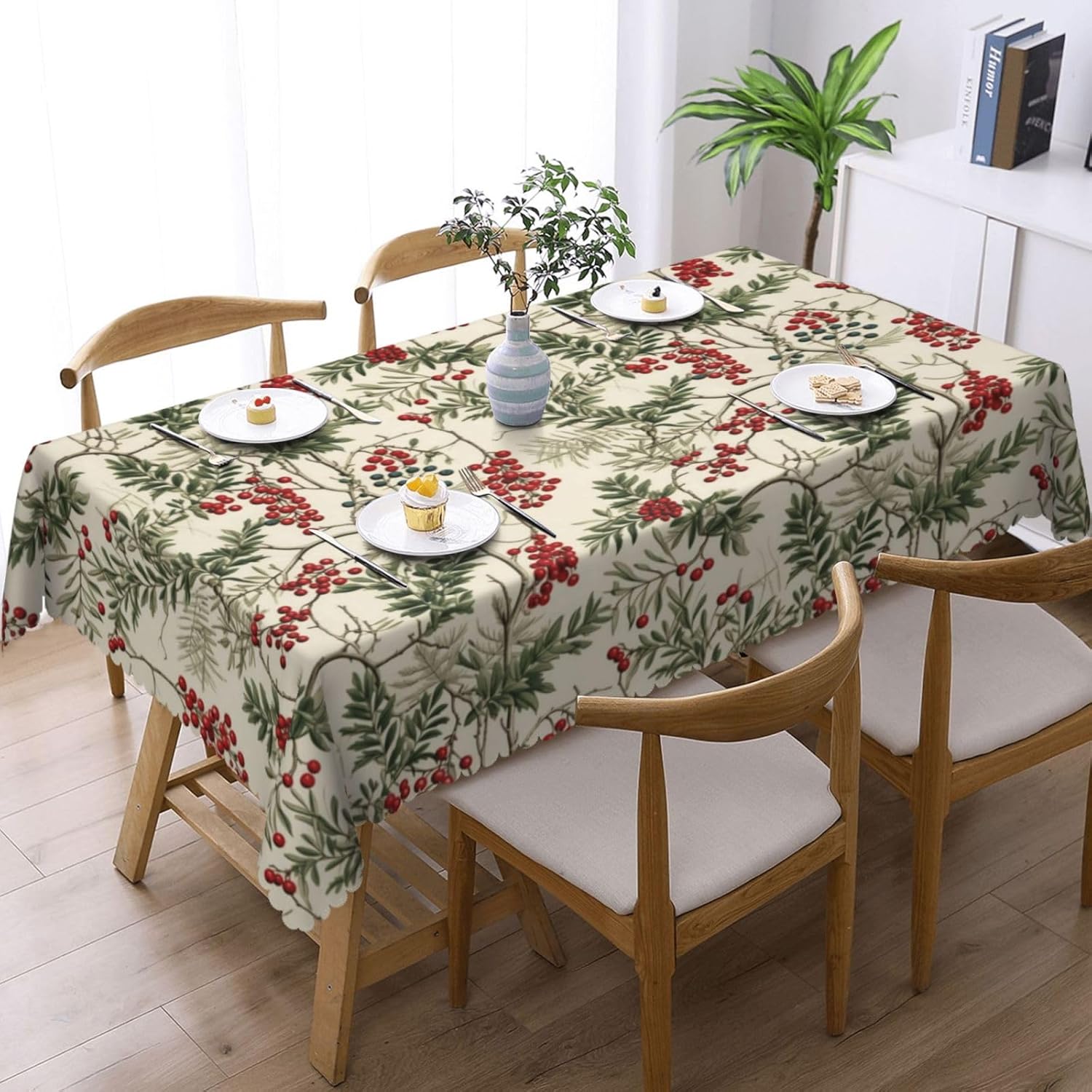 مفرش طاولة بتصميم توت الهولي ب - مراجعة Home Textiles Premium وسعره