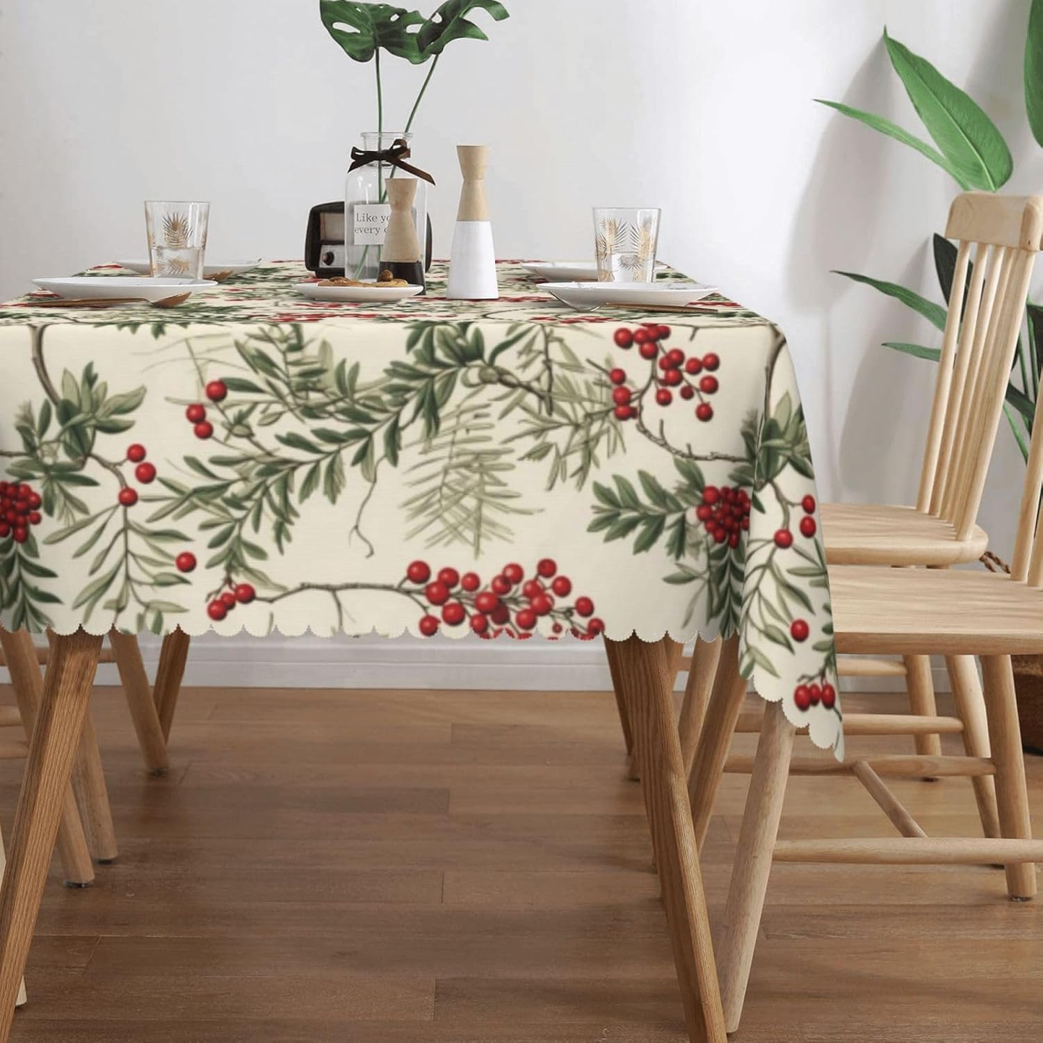مفرش طاولة بتصميم توت الهولي ب - مراجعة Home Textiles Premium وسعره