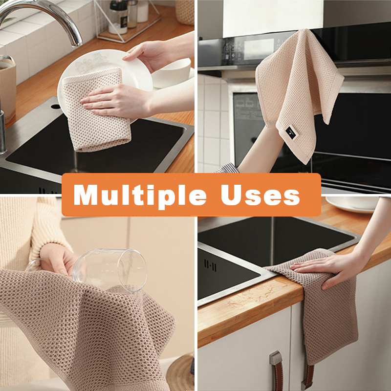منشفة قطن لينة ماصة قماش الأطب - مراجعة Home Textiles Face Towel وسعره