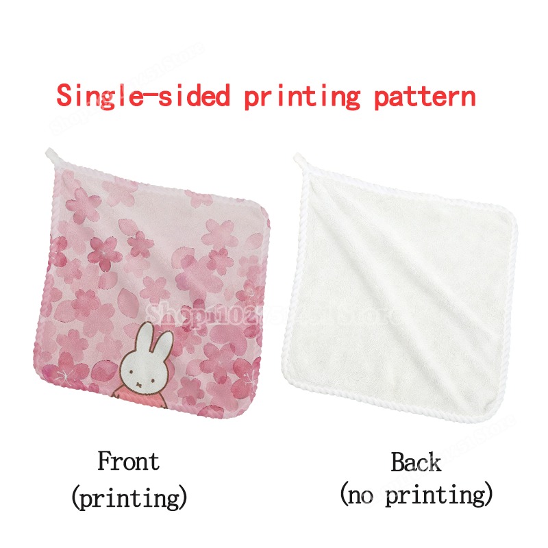 منشفة مربعة لطيفة مطبوعة بشخصي - مراجعة Home Textiles Face Towel وسعره